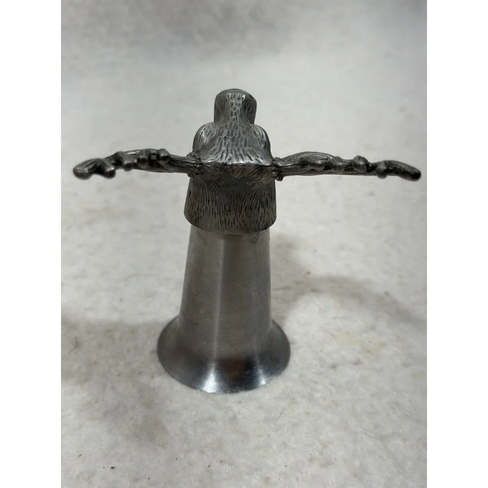 Jagermeister Pewter Stag Deer Head Shot Glass Jigger Rustic Lodge Barware
